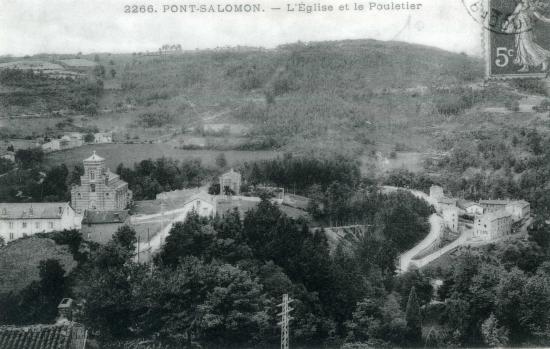 Pont-Salomon (Eglise et Foultier) © Vallée des forges