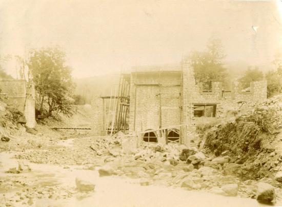 Centrale électrique en 1922 (Méane II) © Vallée des forges