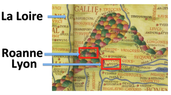 La Gaule (Ptolémée) Détail